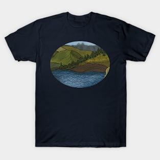 Mountain Lake Landscape Sierras T-Shirt